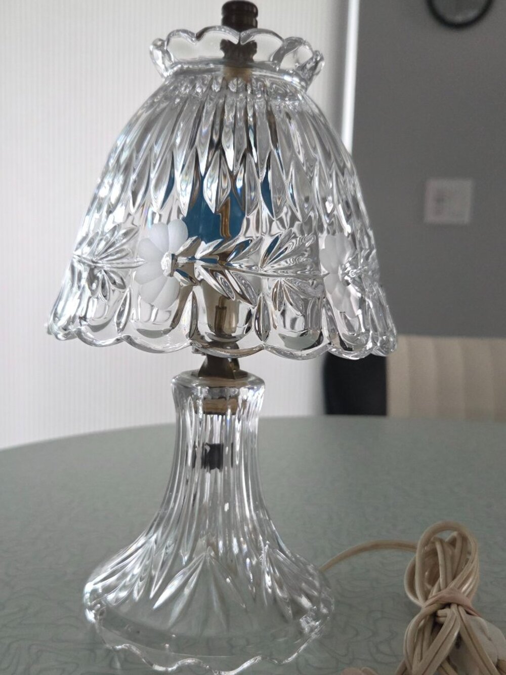 Crystal Boudoir Lamp